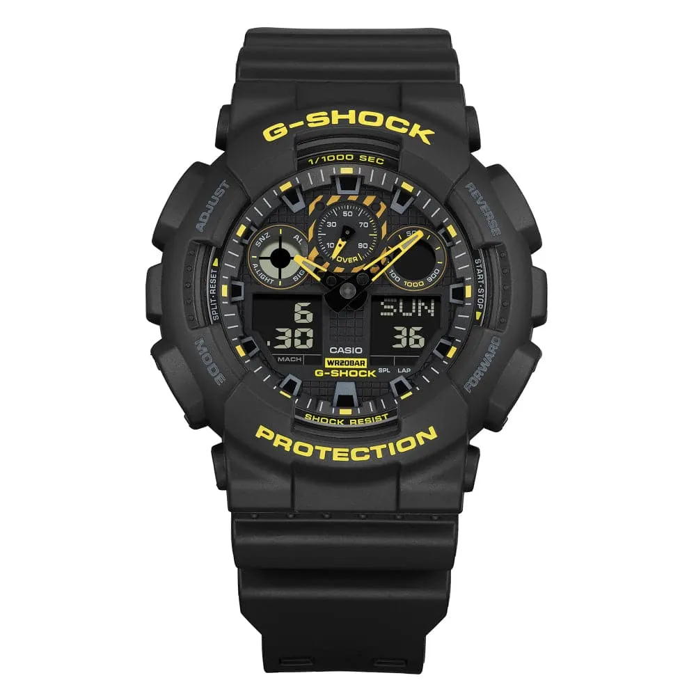   G-Shock Black Dial Resin Strap Men Watch GA-100CY-1ADR