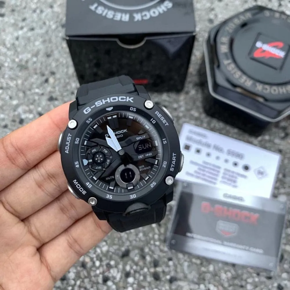   G-Shock Black Dial Resin Strap Men Watch GA-2000S-1ADR-P