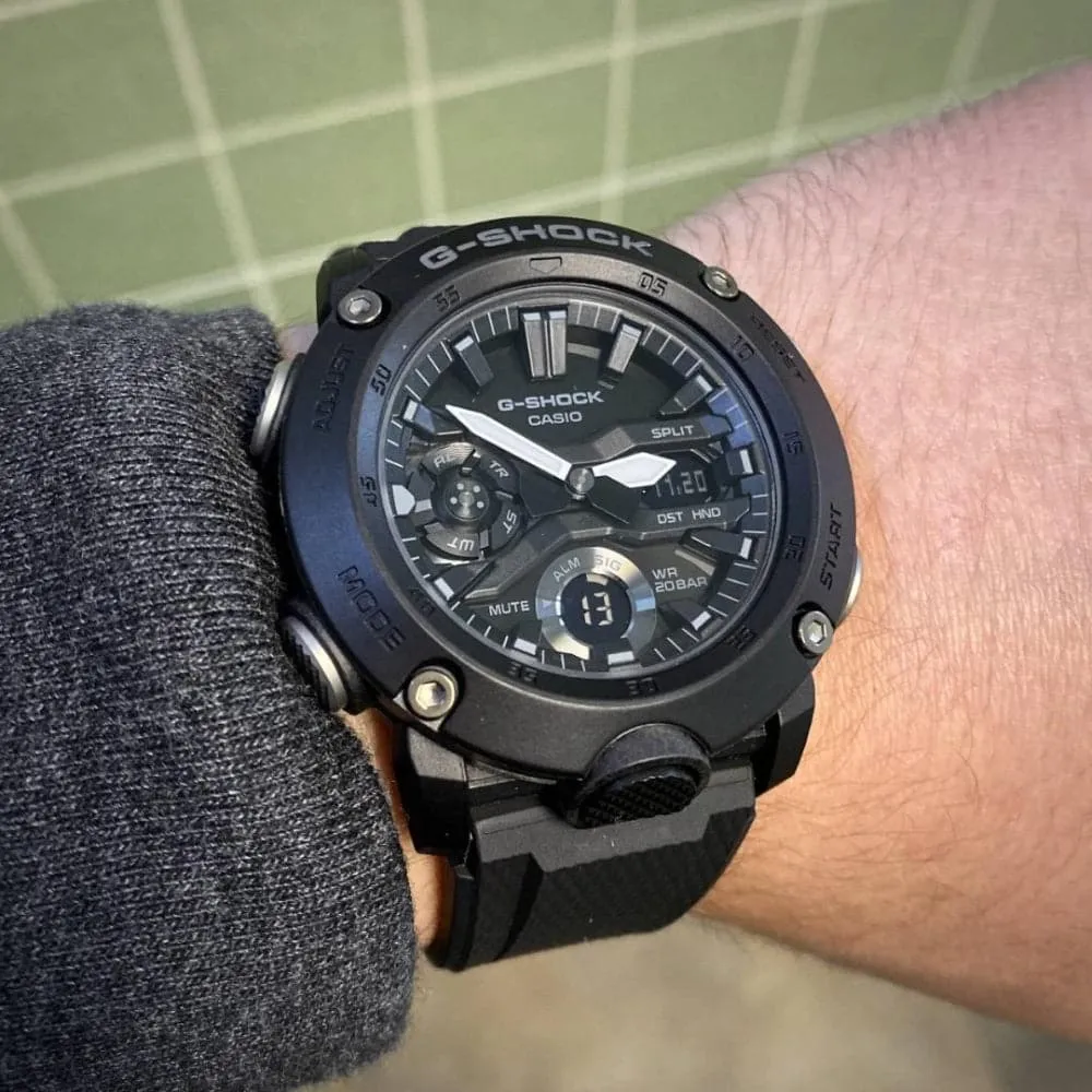   G-Shock Black Dial Resin Strap Men Watch GA-2000S-1ADR-P