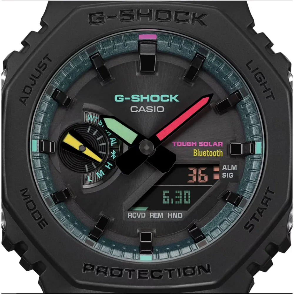   G-Shock Black Matte Resin Strap Men Watch GA-B2100MF-1ADR