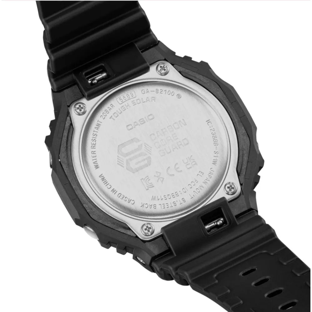   G-Shock Black Matte Resin Strap Men Watch GA-B2100MF-1ADR