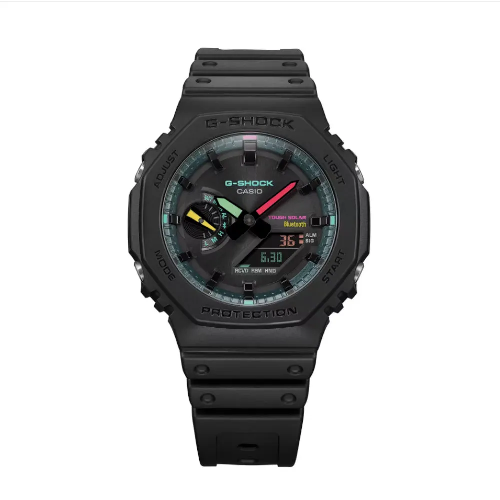   G-Shock Black Matte Resin Strap Men Watch GA-B2100MF-1ADR