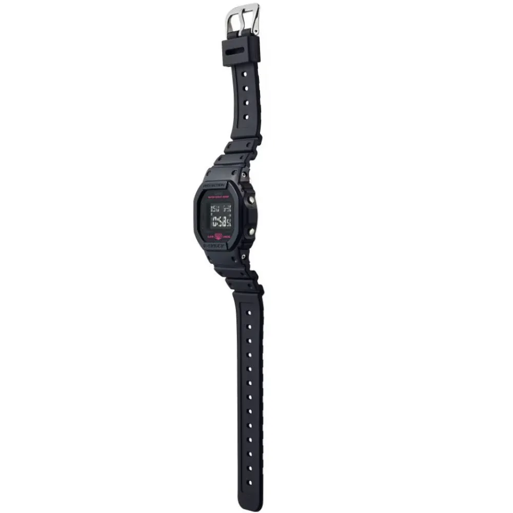   G-Shock Black Resin Strap Men Watch DW-5600PK-1DR-P