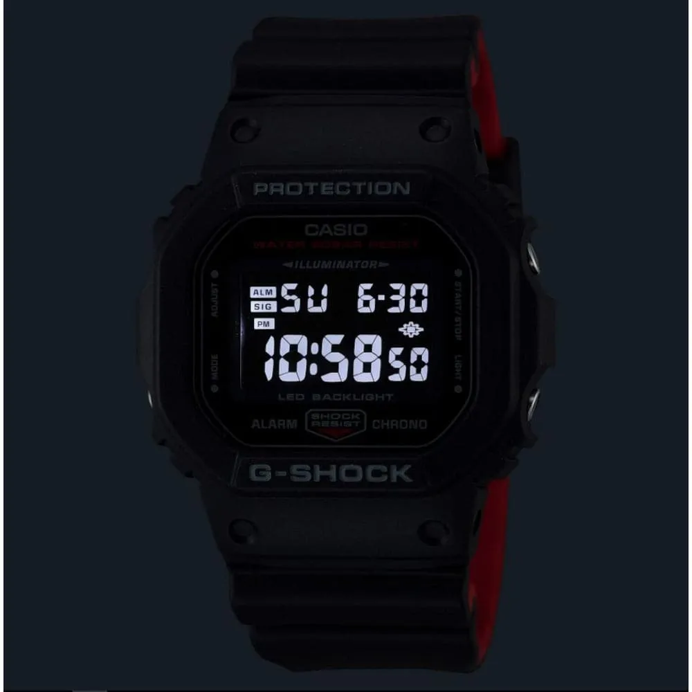  G-Shock Black Resin Strap Men Watch DW-5600UHR-1DR