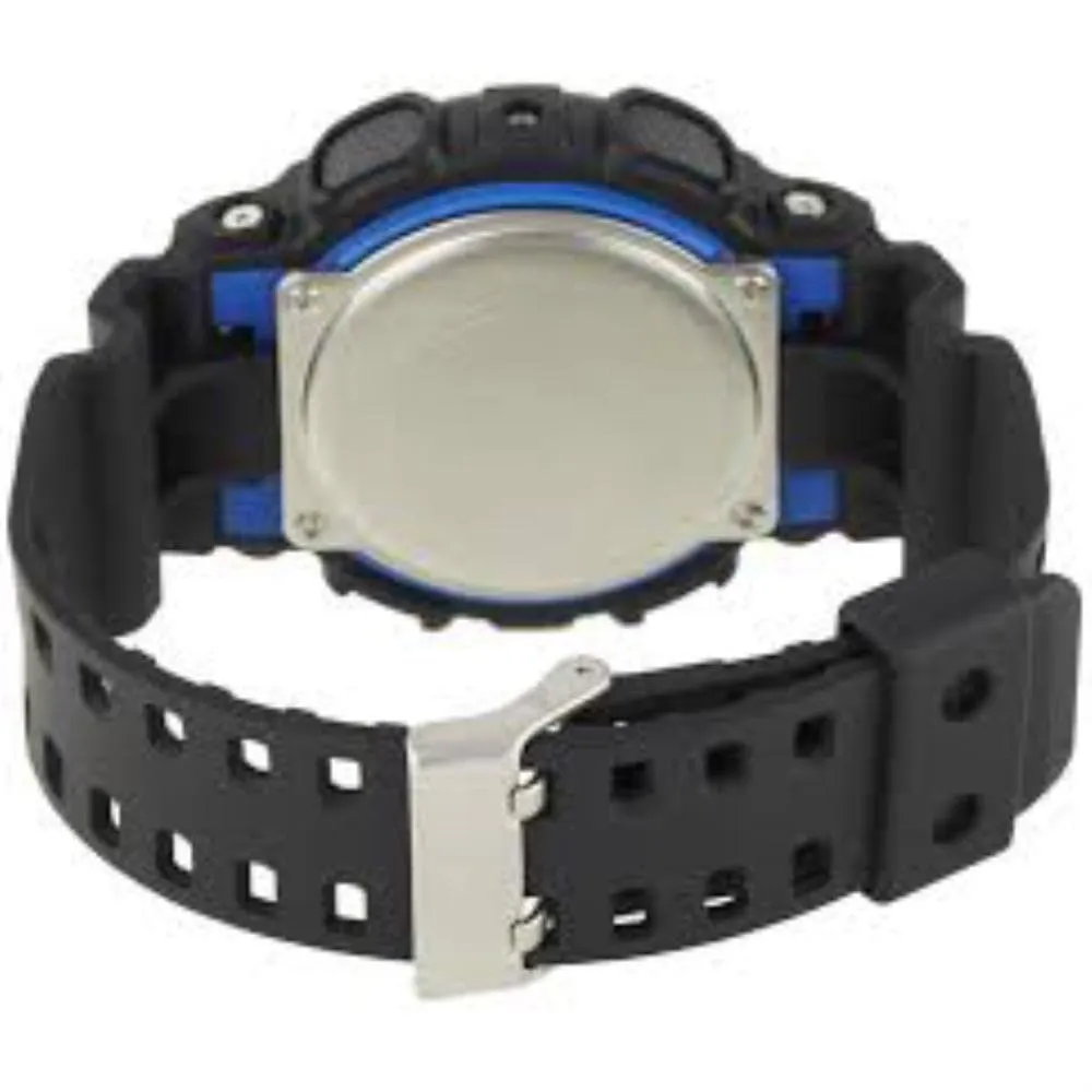   G-Shock Black Resin Strap Men Watch GA-100-1A2DR-P