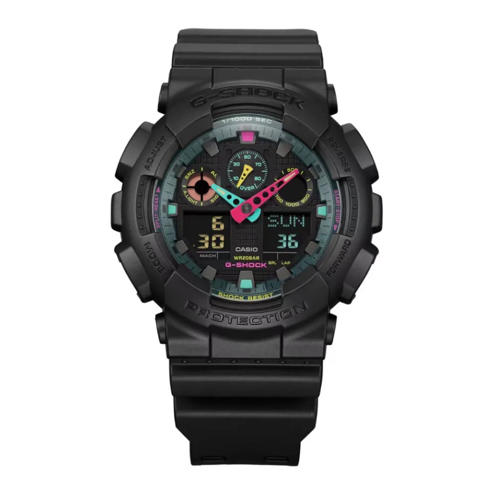   G-Shock Black Resin Strap Men Watch GA-100MF-1ADR