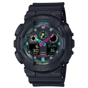 Casio G-Shock Black Resin Strap Men Watch GA-100MF-1ADR 