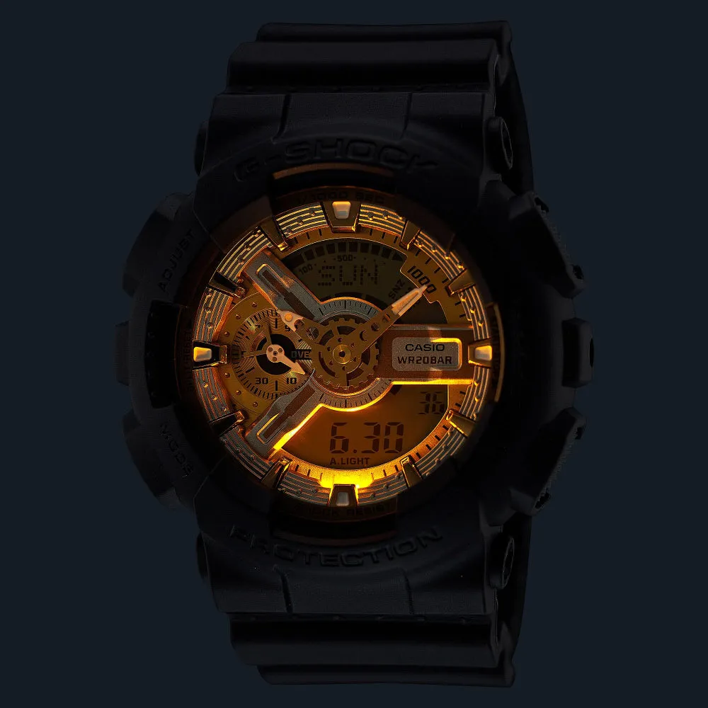   G-Shock Black Resin Strap Men Watch GA-110CD-1A9DR-P