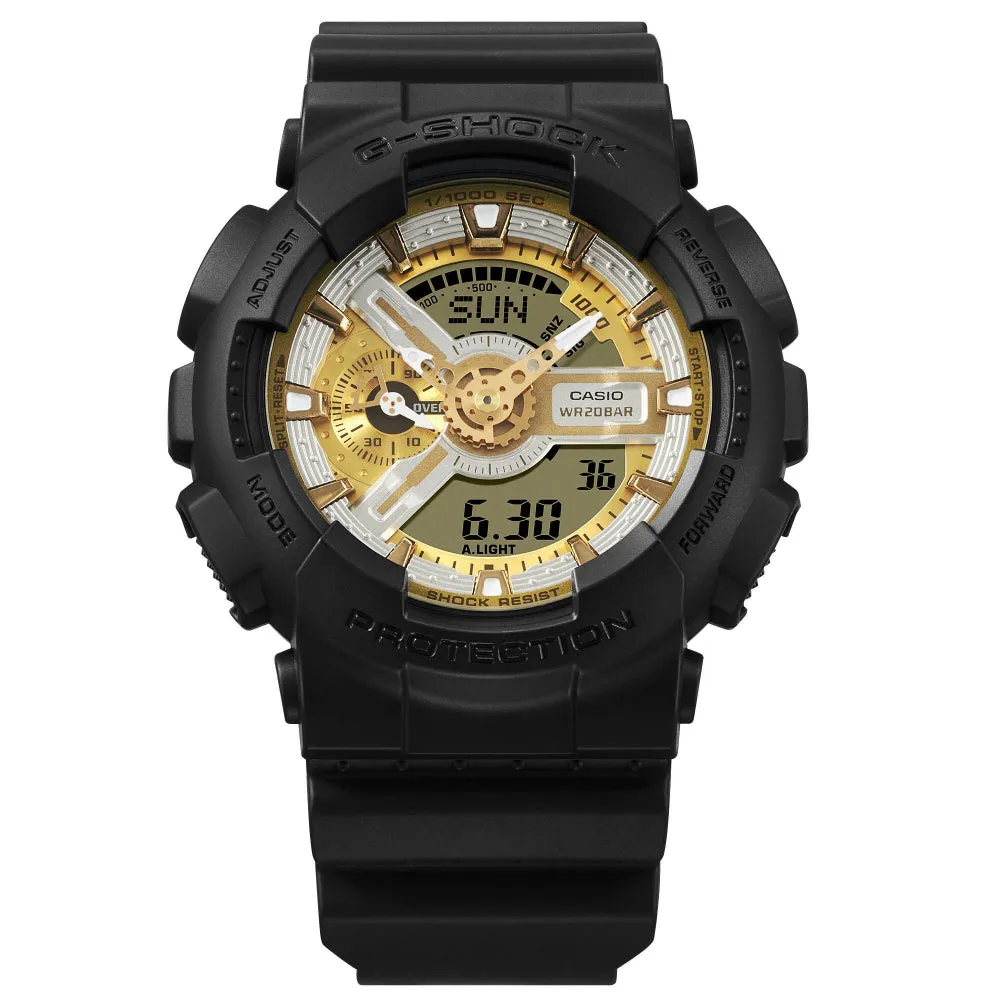   G-Shock Black Resin Strap Men Watch GA-110CD-1A9DR