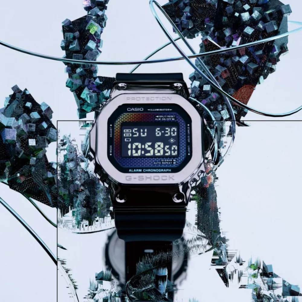   G-Shock Black Resin Strap Men Watch GM-5600RW-1DR-P
