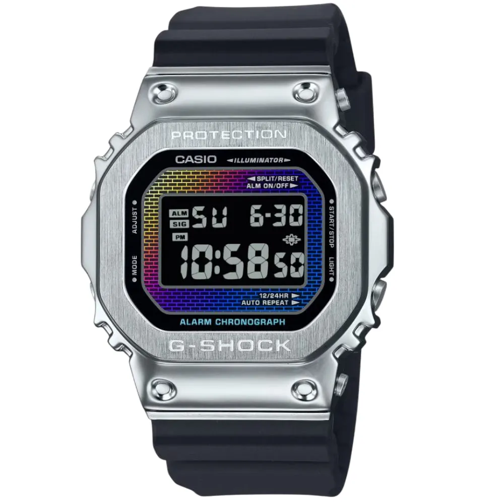 Casio G-Shock Black Resin Strap Men Watch GM-5600RW-1DR-P 