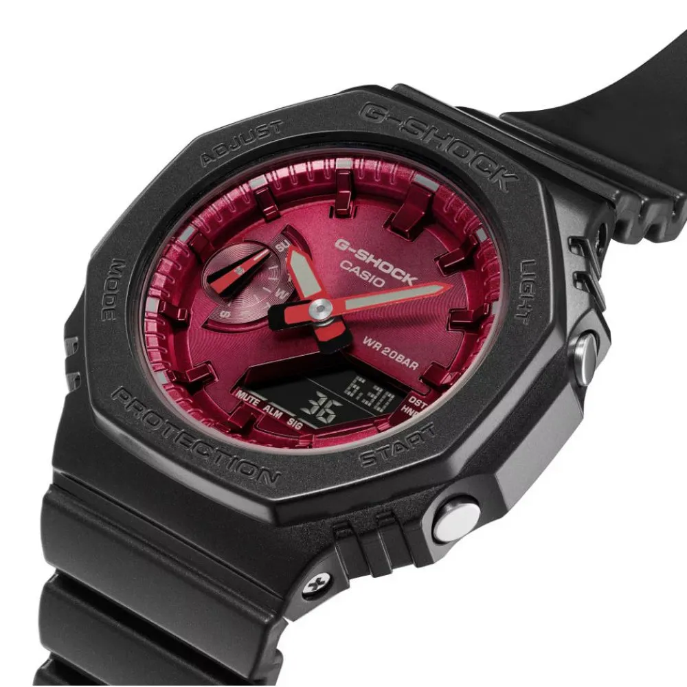   G-Shock Black Resin Strap Women Watch GMA-S2100RB-1ADR-P