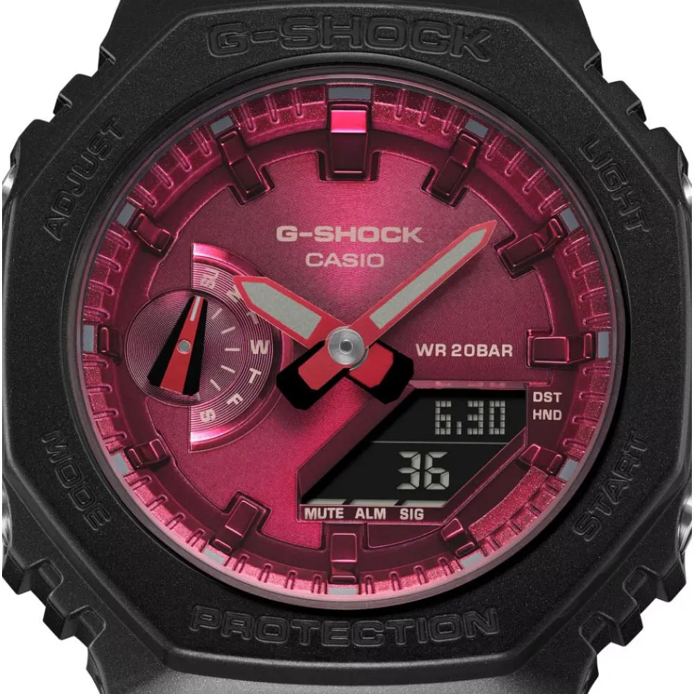   G-Shock Black Resin Strap Women Watch GMA-S2100RB-1ADR-P
