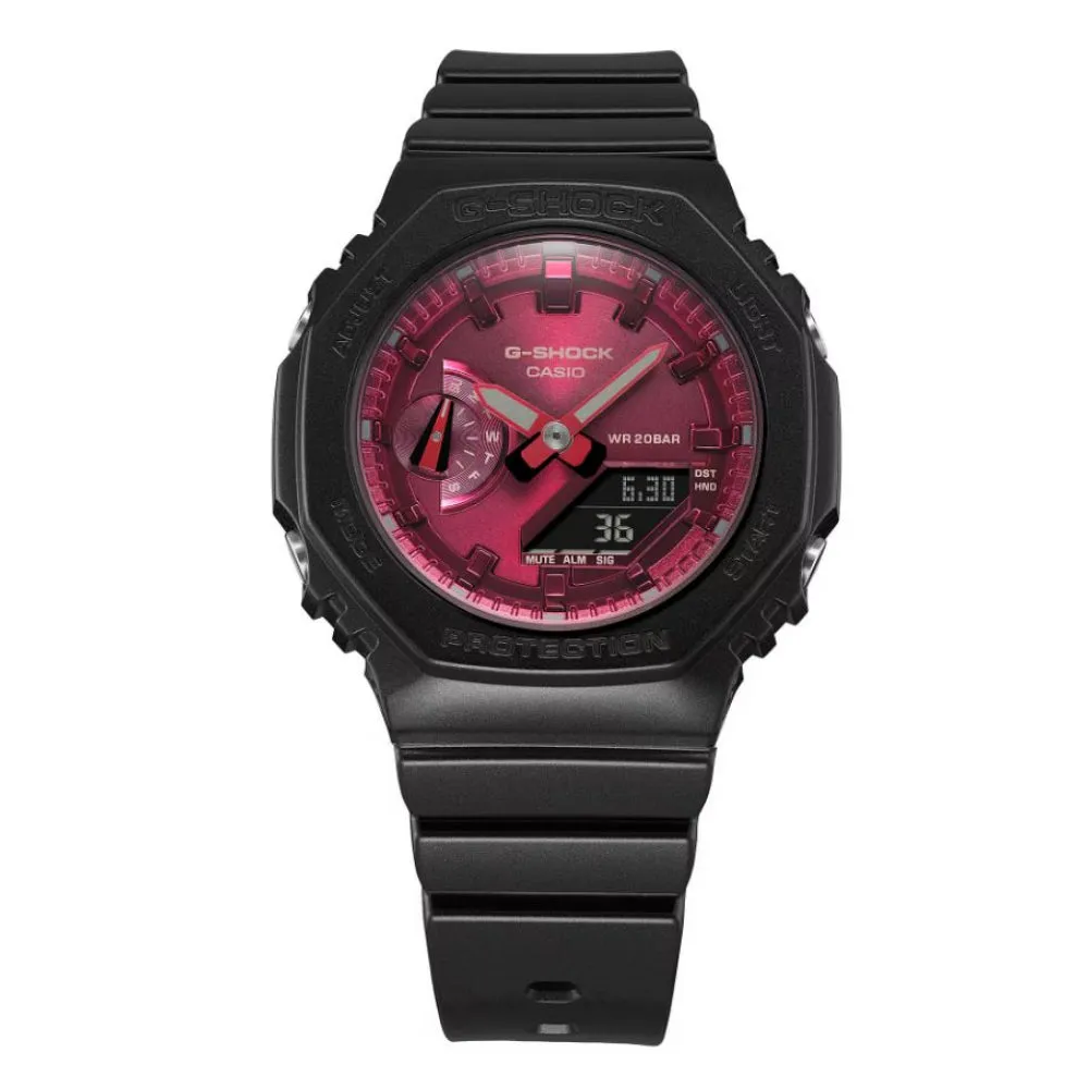   G-Shock Black Resin Strap Women Watch GMA-S2100RB-1ADR-P