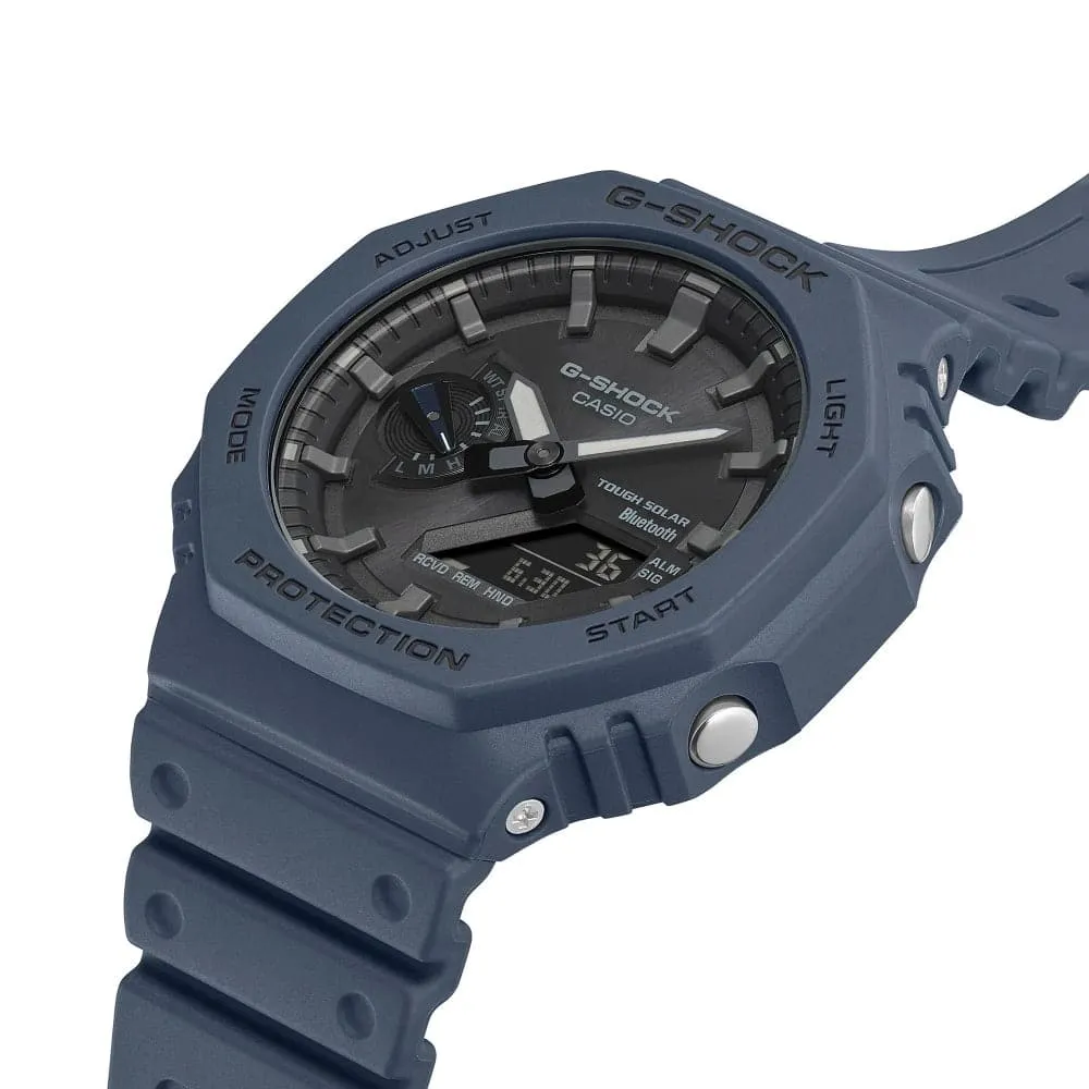   G-Shock Blue Resin Strap Men Watch GA-B2100-2ADR