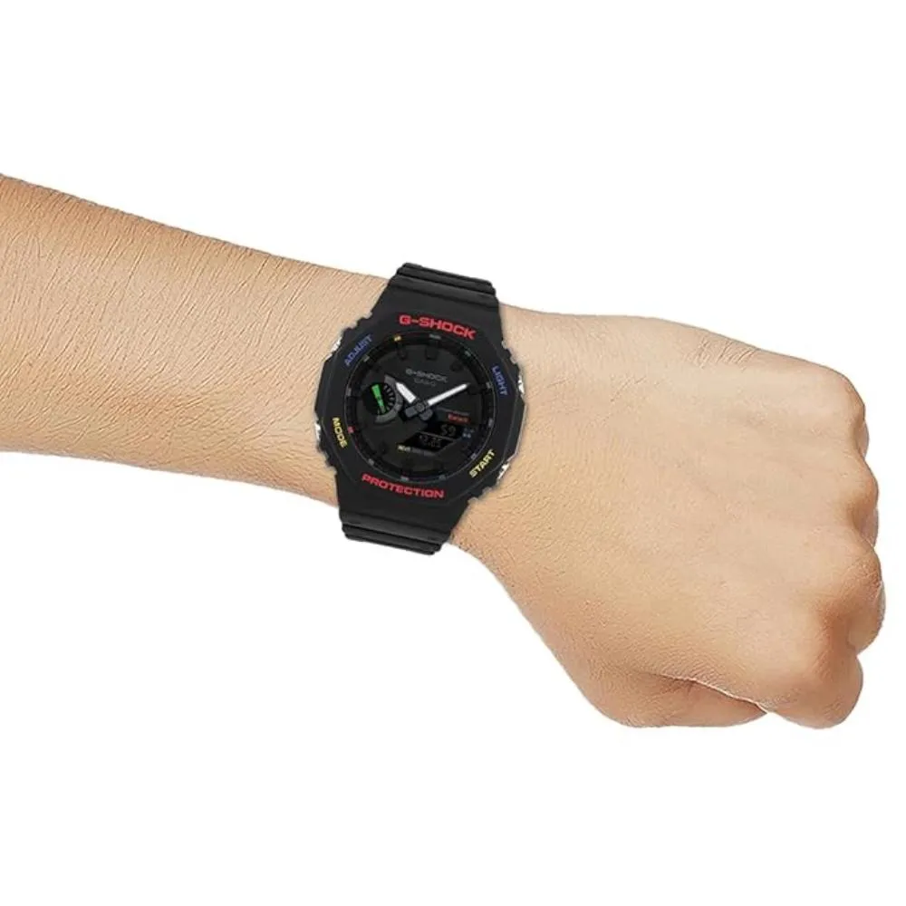   G-Shock Bluetooth Connect Analog-Digital Black Dial Men GA-B2100FC-1ADR