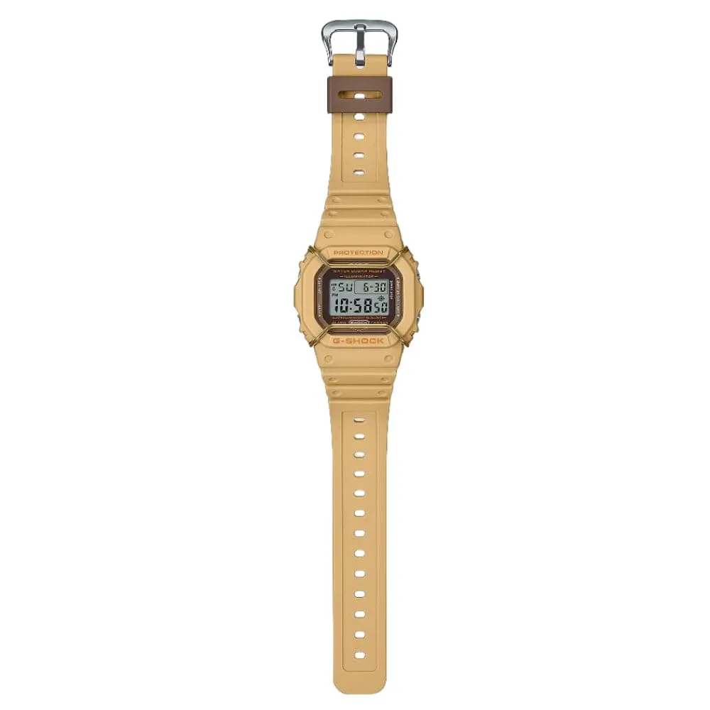   G-Shock Brown Resin Strap Men Watch DW-5600PT-5DR