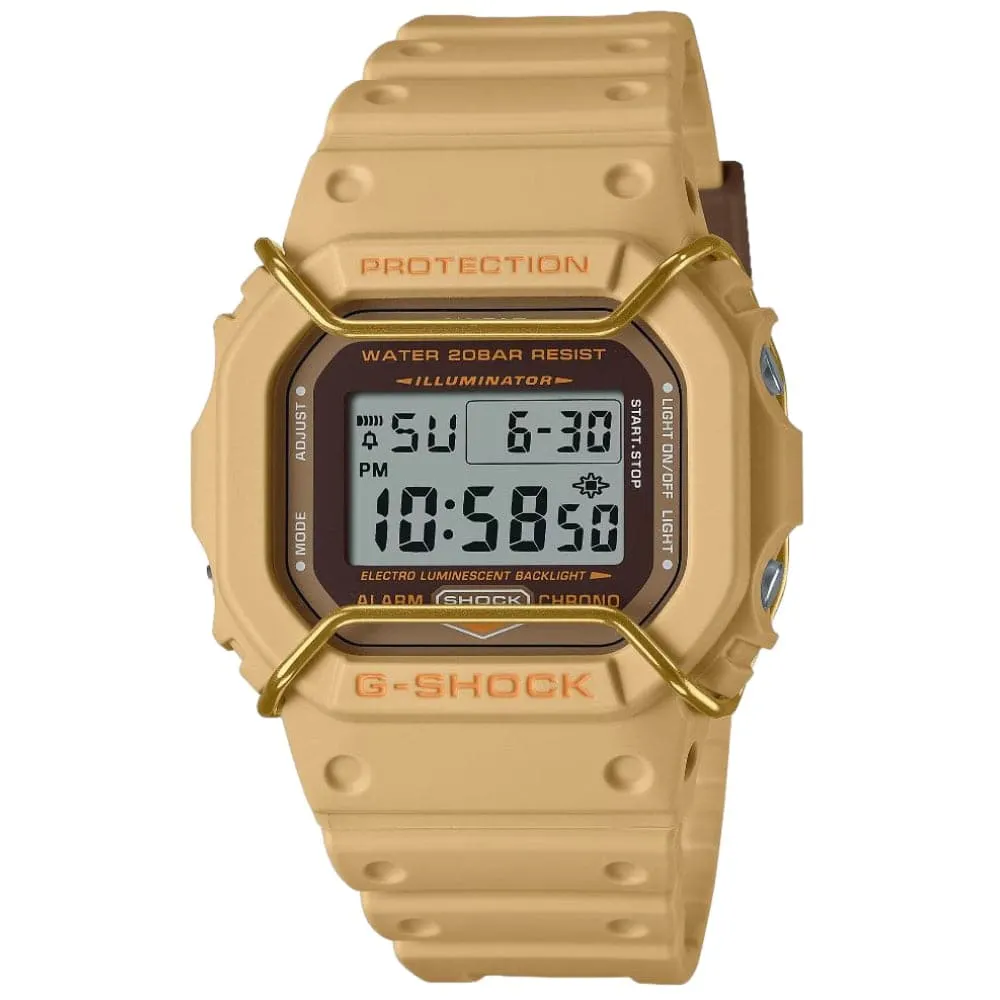 Casio G-Shock Brown Resin Strap Men Watch DW-5600PT-5DR 