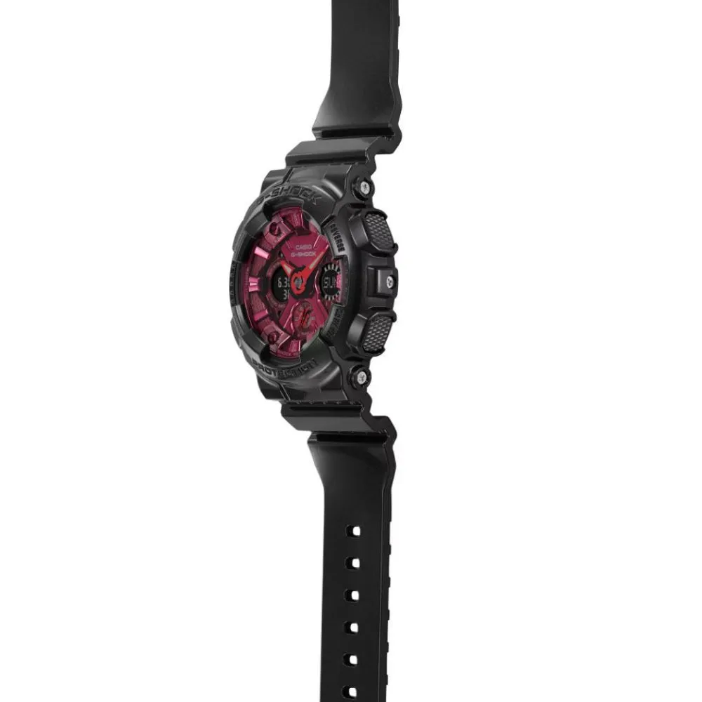   G-Shock Chronograph Black Resin Strap Women Watch GMA-S120RB-1ADR-P