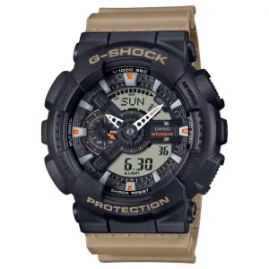 Casio G-Shock Digital-Analog Brown Resin Strap Men's Watch GA-110TU-1A5DR 