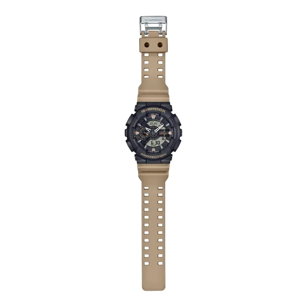   G-Shock Digital-Analog Brown Resin Strap Men's Watch GA-110TU-1A5DR