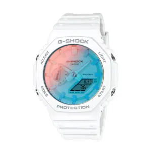 Casio G-Shock Digital Analog White Resin Strap GA-2100TL-7ADR-P 