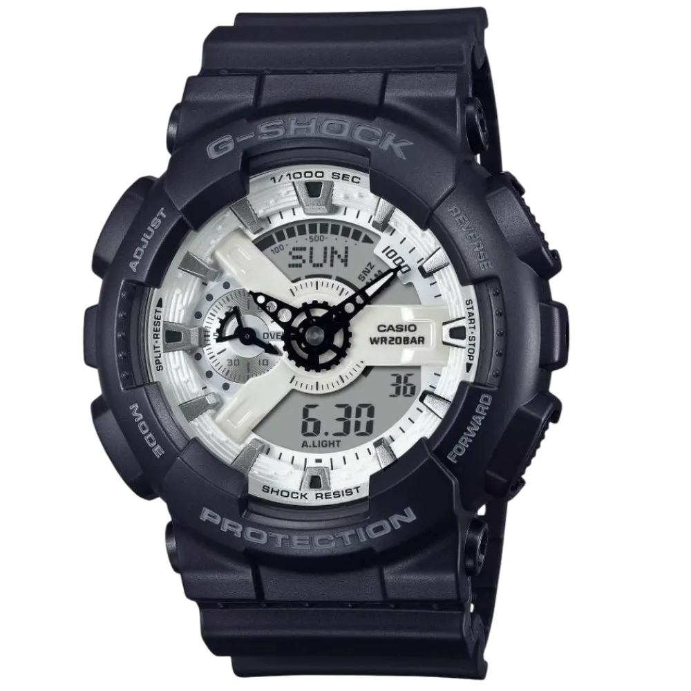   G-Shock Digital-Analogue Black Resin Strap Men Watch GA-100WD & GA-110WD Series