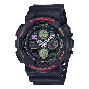 Casio G-Shock Digital-Analogue Black Resin Strap Men Watch GA-140-1A4DR-P 