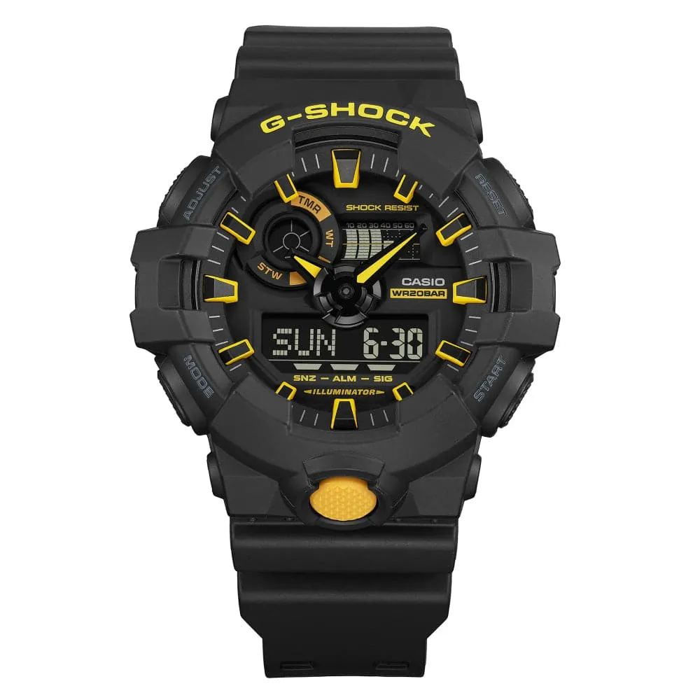   G-Shock Digital-Analogue Black Resin Strap Men Watch GA-700CY-1ADR