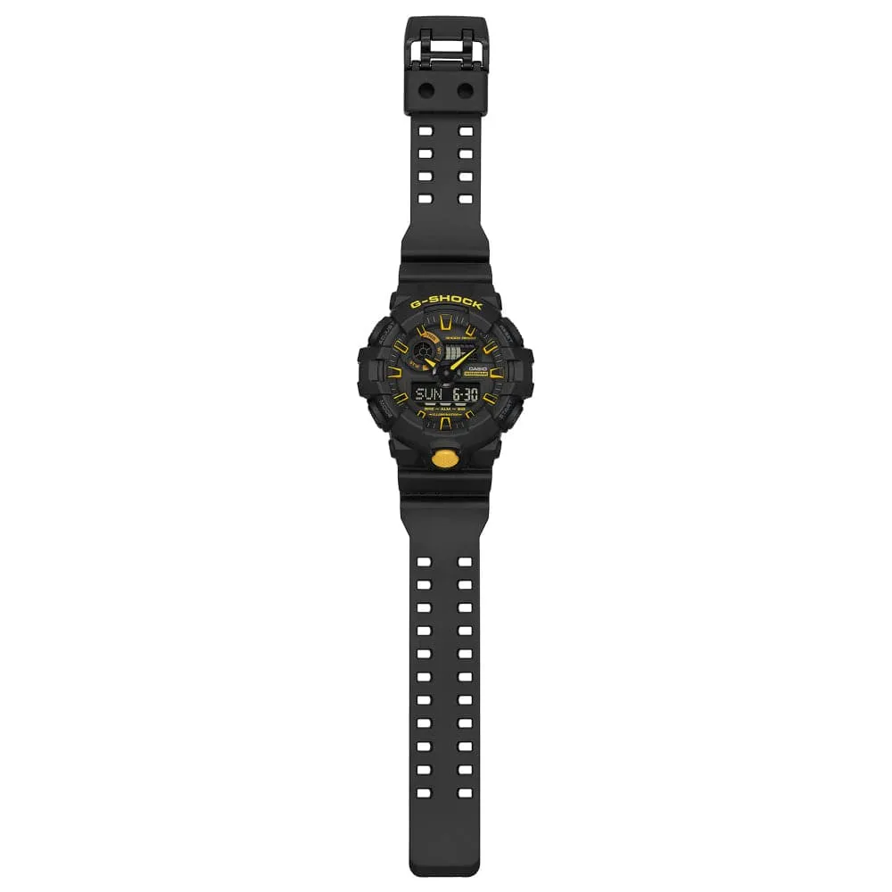   G-Shock Digital-Analogue Black Resin Strap Men Watch GA-700CY-1ADR