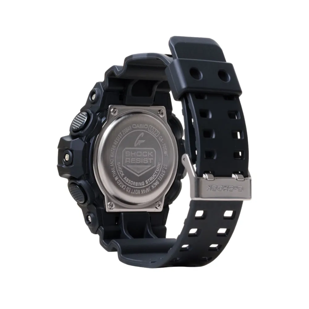   G-Shock Digital-Analogue Black Resin Strap Men Watch GA-700MF-1ADR