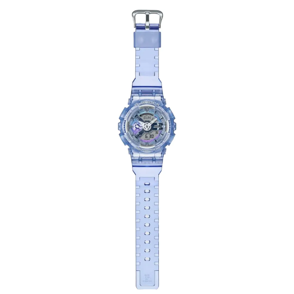   G-Shock Digital-Analogue Blue Resin Strap Women Watch GMA-S110VW-6ADR-P