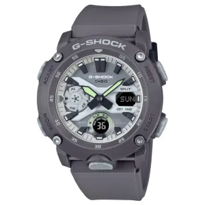 Casio G-Shock Digital-Analogue Gray Resin Strap Men Watch GA-2000HD-8ADR 