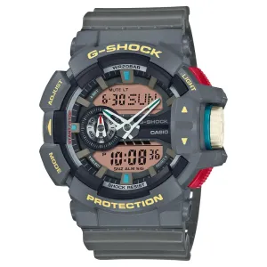 Casio G-Shock Digital-Analogue Gray Resin Strap Men Watch GA-400PC-8ADR 