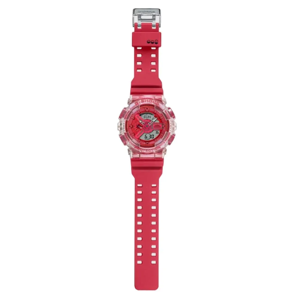   G-Shock Digital-Analogue Red Resin Strap Men Watch GA-110GL-4ADR