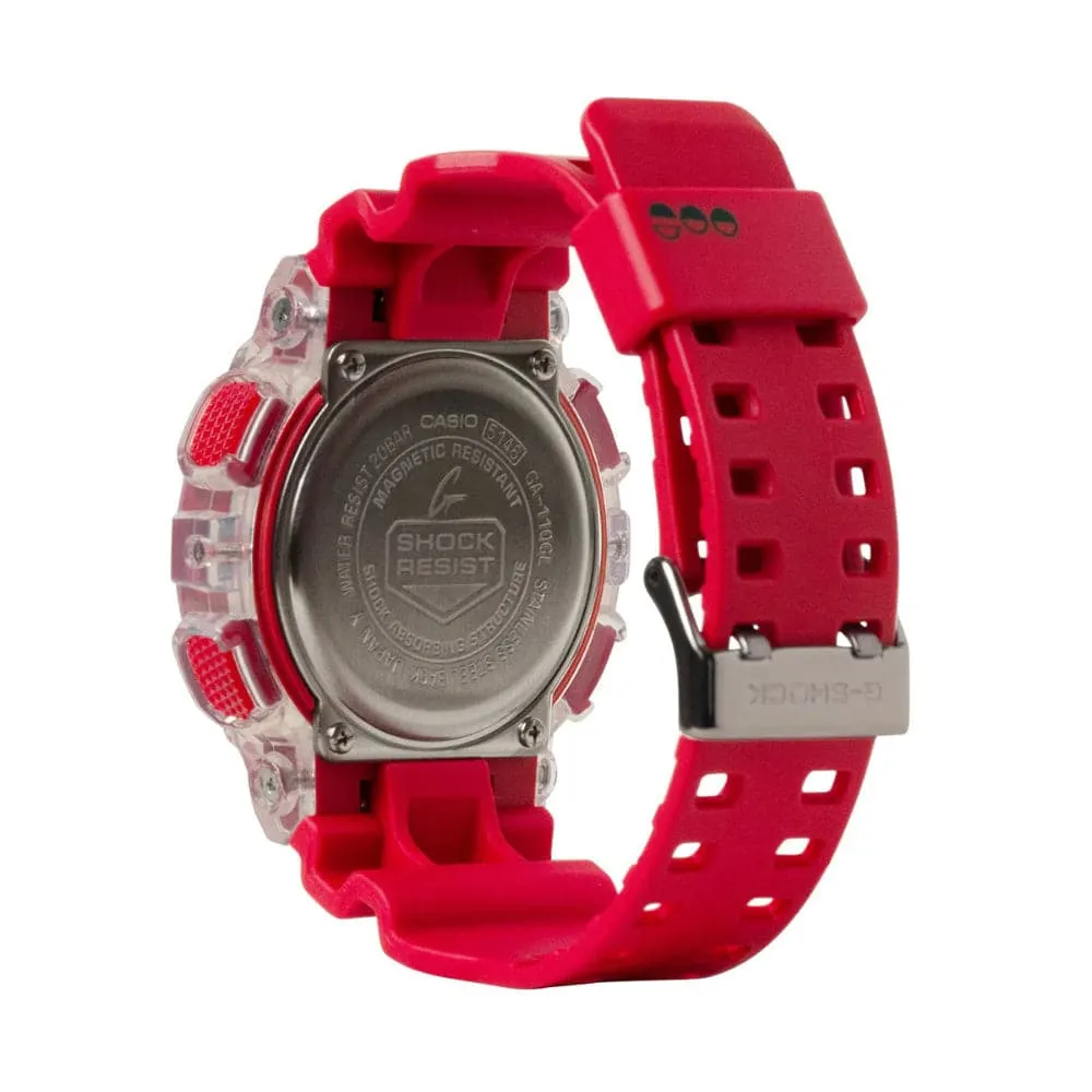   G-Shock Digital-Analogue Red Resin Strap Men Watch GA-110GL-4ADR