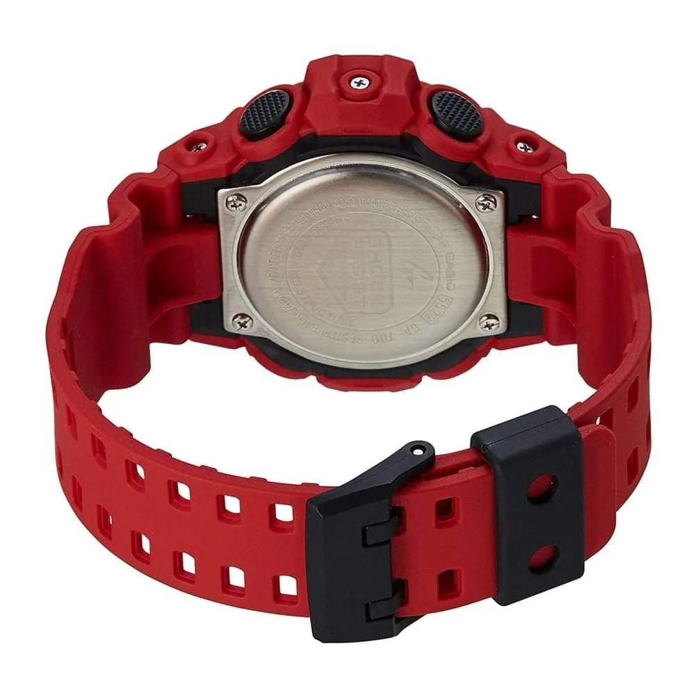   G-Shock Digital-Analogue Red Resin Strap Unisex Watch GA-700-4ADR-P