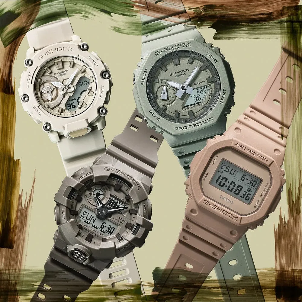   G-Shock Digital-Analogue Resin Strap Unisex Watch GA-2200NC-7ADR