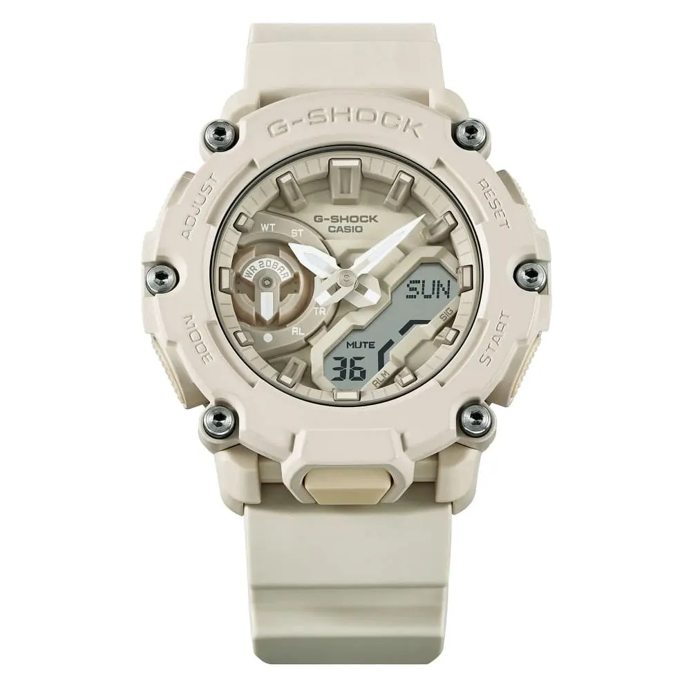   G-Shock Digital-Analogue Resin Strap Unisex Watch GA-2200NC-7ADR
