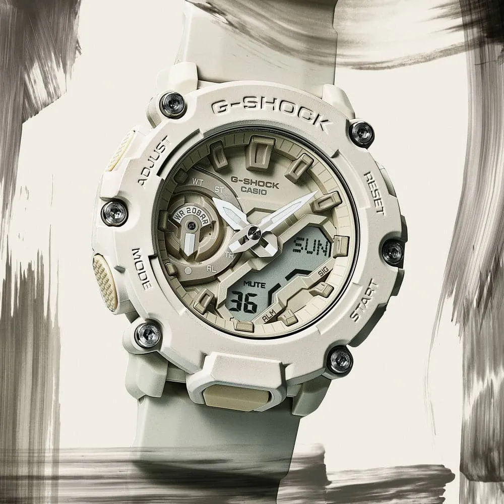   G-Shock Digital-Analogue Resin Strap Unisex Watch GA-2200NC-7ADR