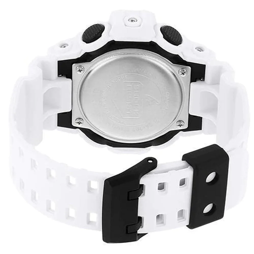   G-Shock Digital-Analogue White Resin Strap Men Watch GA-700-7ADR-P