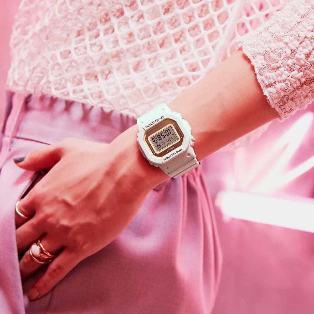   G-Shock Digital Beige Resin Strap Women Watch GMD-S5600-8DR-P
