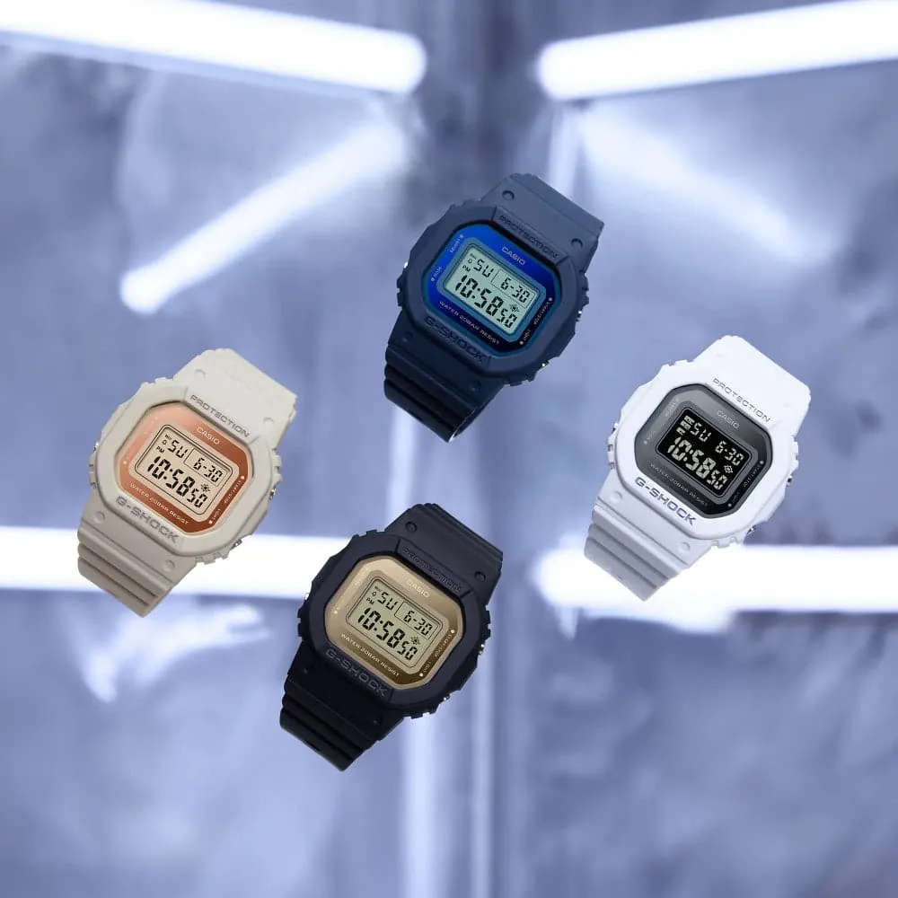   G-Shock Digital Beige Resin Strap Women Watch GMD-S5600-8DR-P