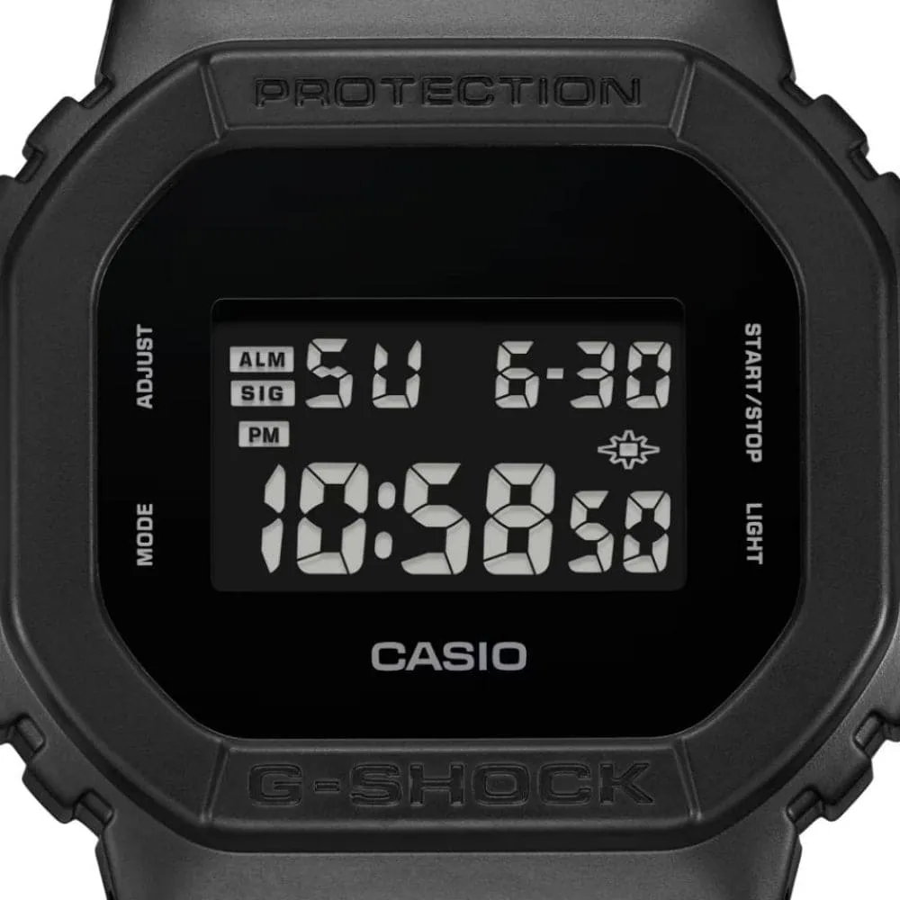   G-Shock Digital Black Resin Strap Men Watch DW-5600UBB-1DR