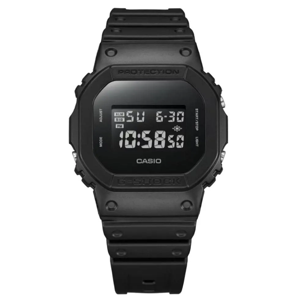   G-Shock Digital Black Resin Strap Men Watch DW-5600UBB-1DR