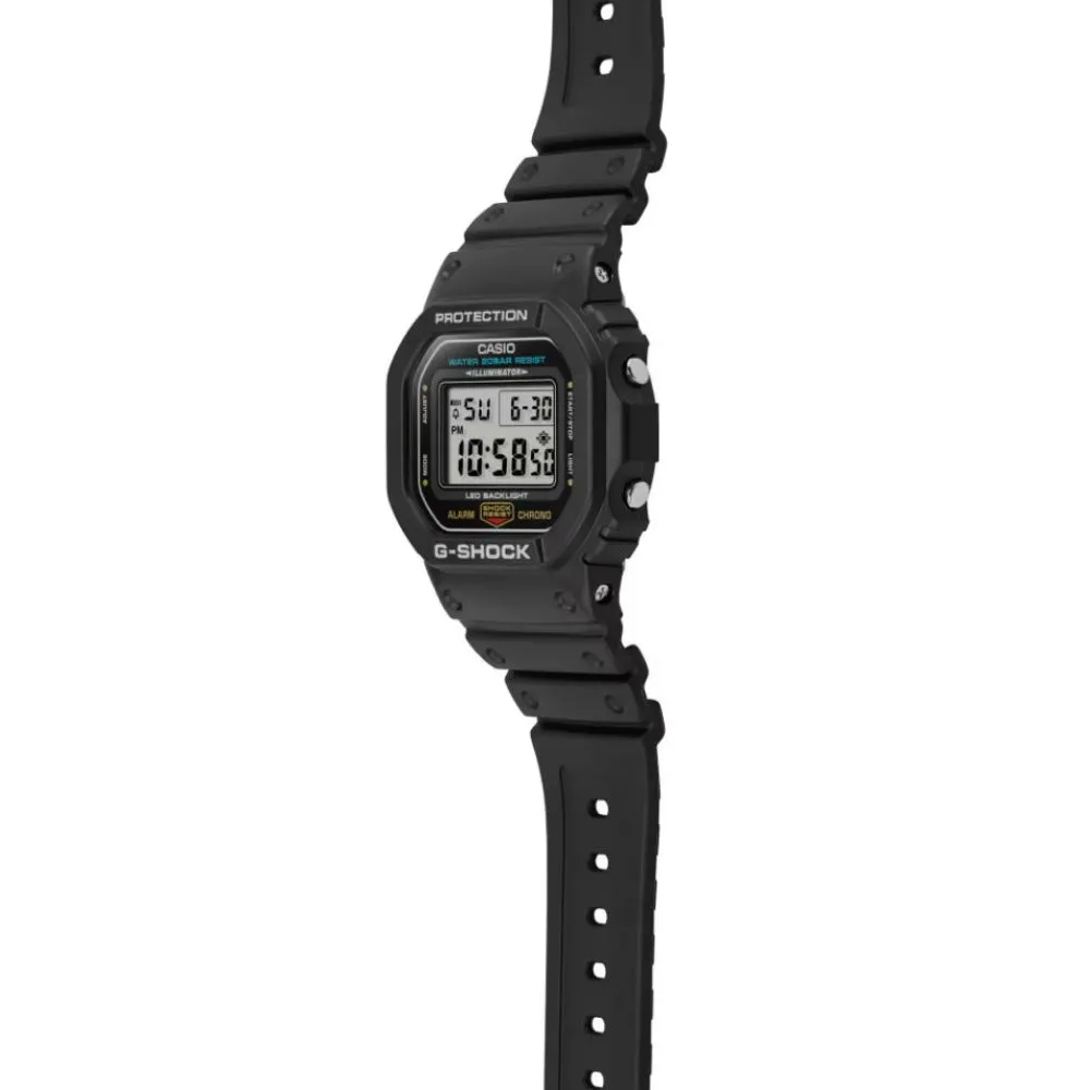   G-Shock Digital Black Resin Strap Men Watch DW-5600UE-1DR-P