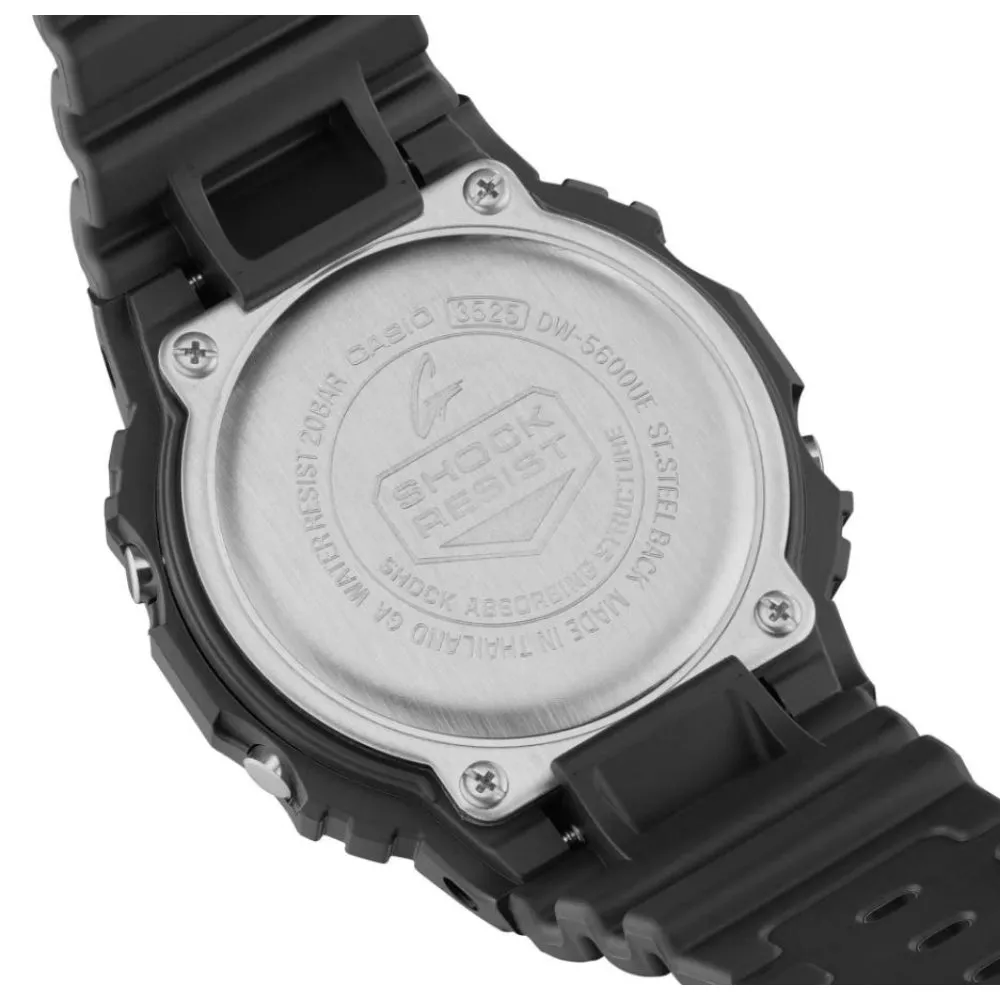  G-Shock Digital Black Resin Strap Men Watch DW-5600UE-1DR-P