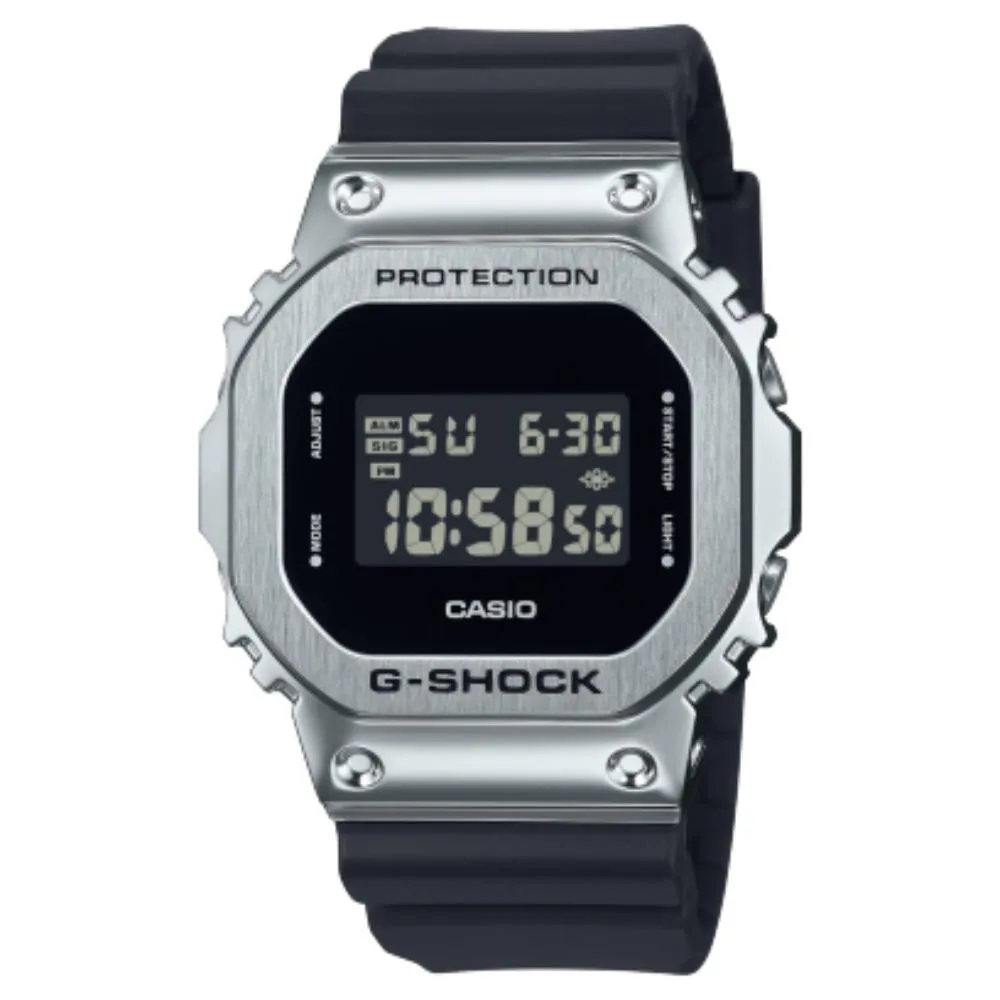 Casio G-Shock Digital Black Resin Strap Shock Resistant Men's Watch GM-5600U-1DR 