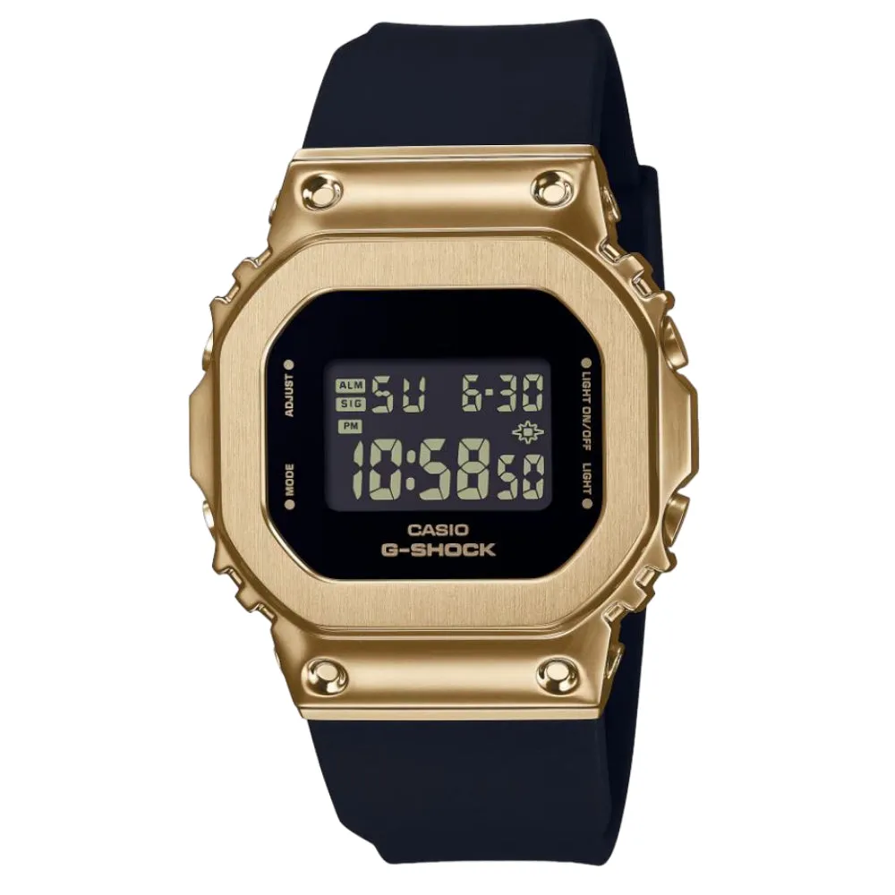 Casio G-Shock Digital Black Resin Strap Women Watch GM-S5600GB-1DR-P 