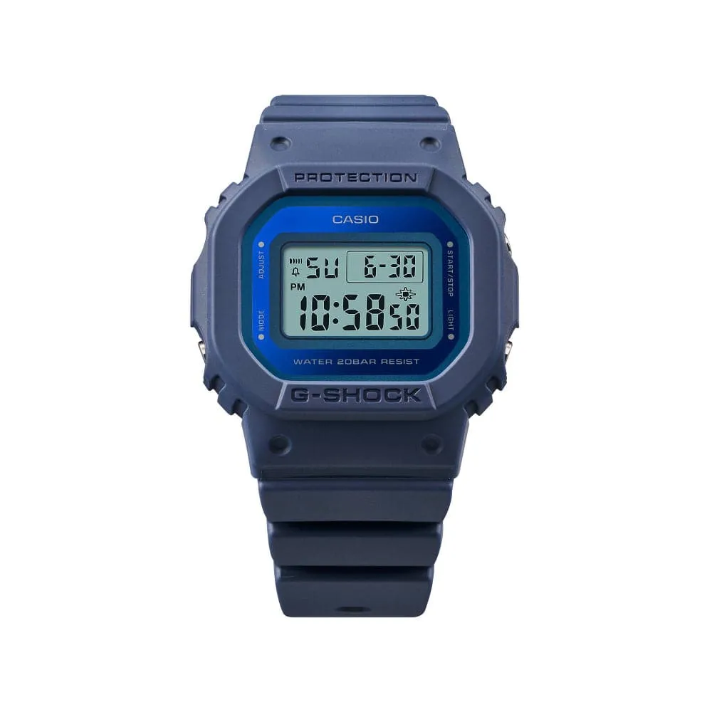   G-Shock Digital Blue Resin Strap Women Watch GMD-S5600-2DR-P